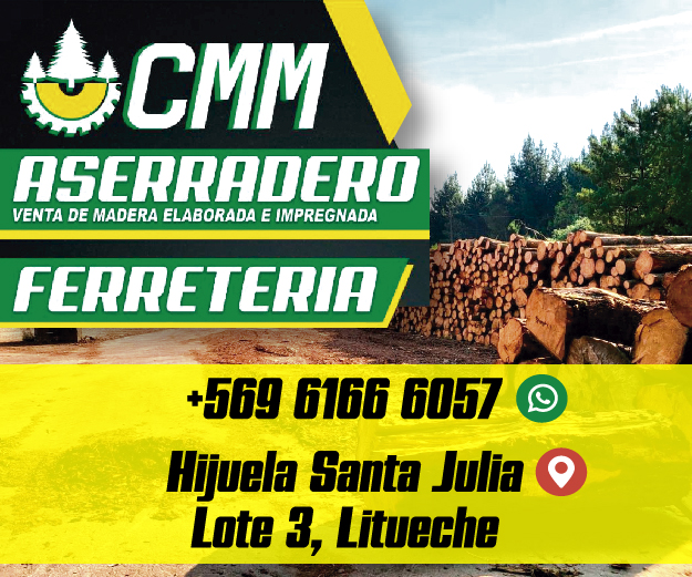 Publicidad Revista ECO - Aserradero CMM Litueche